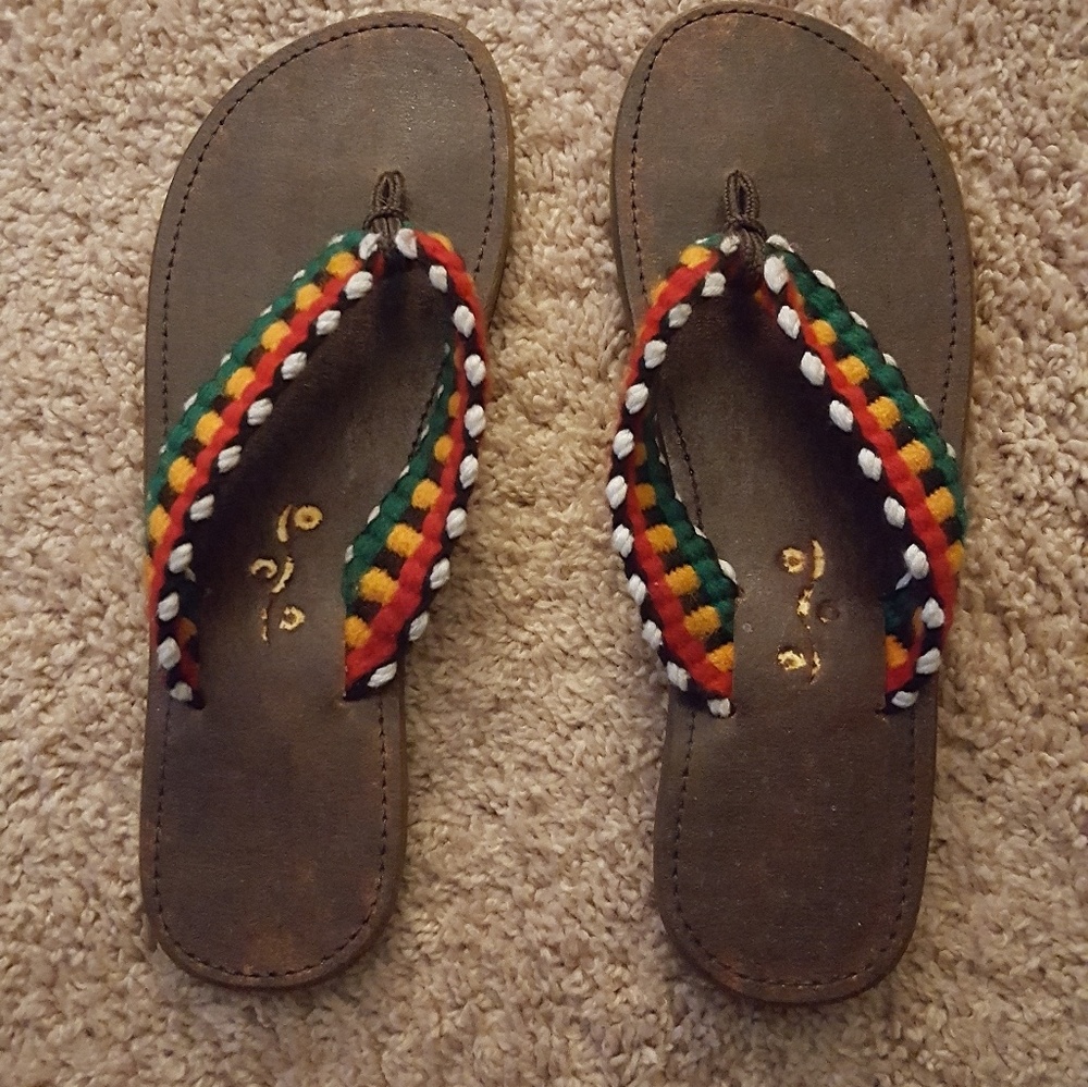 Jamaica vacation sandals